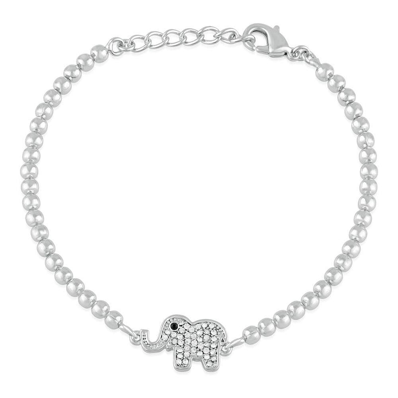 Mahi Majestic Elephant Crystal Bracelet