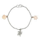 Mahi Latest Design Stylish Fashionable Triple Charm Bracelet  for Women and Girls (BR1100447M)