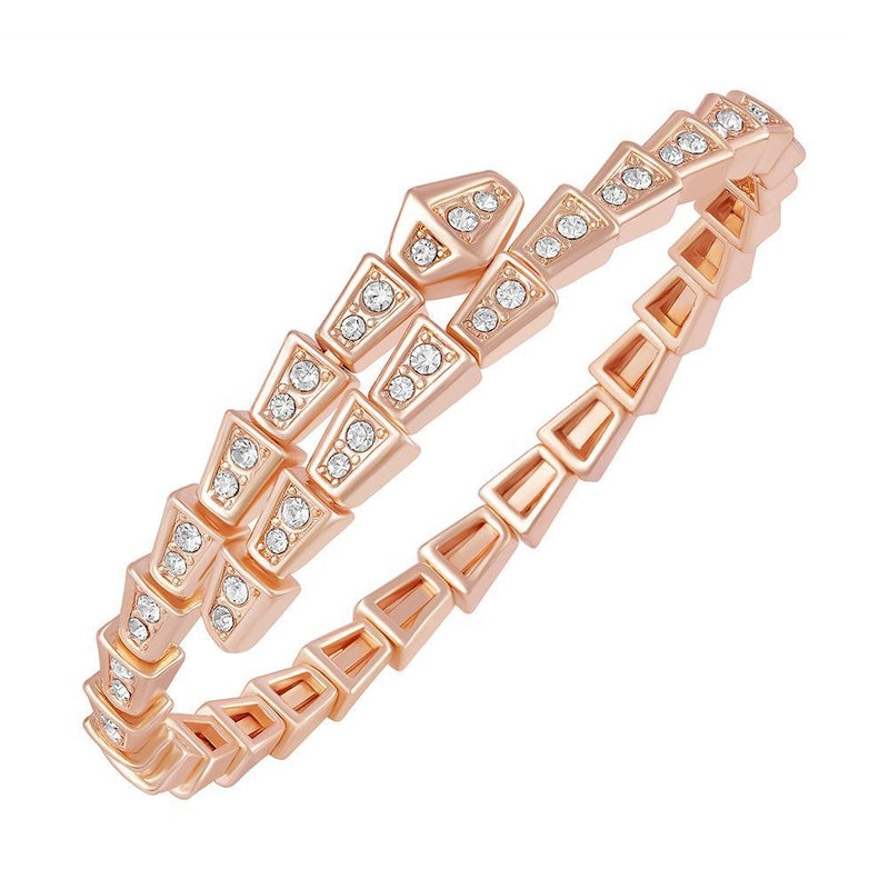 Mahi Eternal Love Delightful Kada Bracelet with White Crystals for women (BR1100449ZWhi)