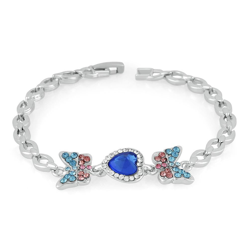 Mahi Heart and Butterfly Bracelet