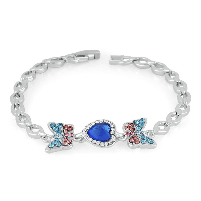 Mahi Heart and Butterfly Bracelet