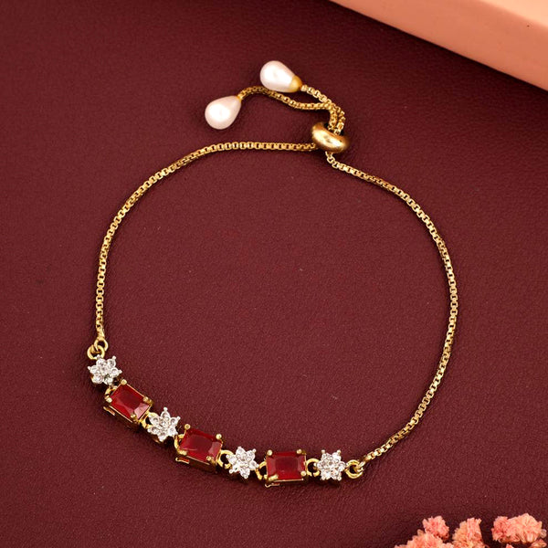 AV Universal Gold Fancy Bracelet For Women & Girl