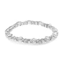Mahi White Rhodium Plated Crystal Bracelet For Women - BR7200116R