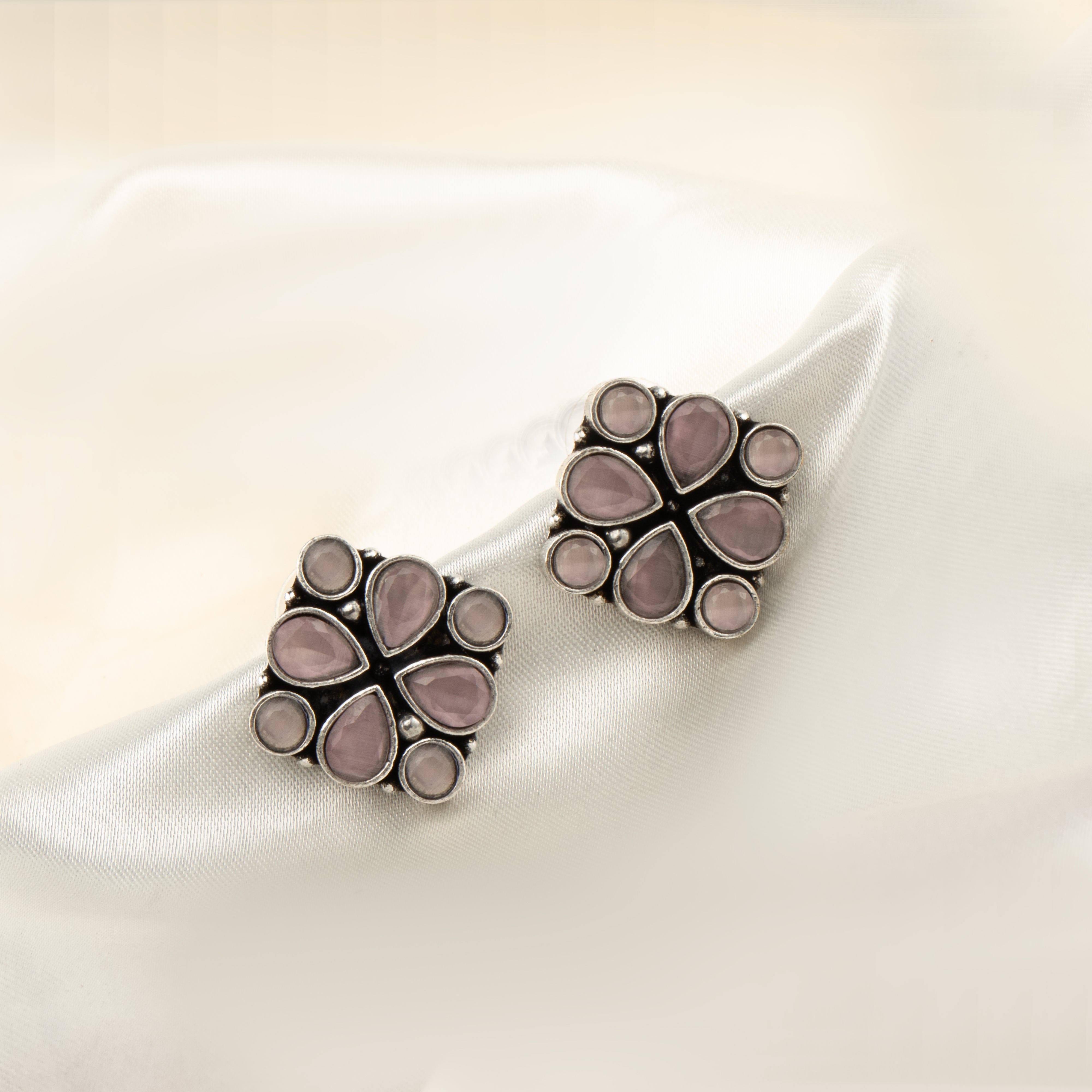 Nipura Blush Mrinali Stud Earrings