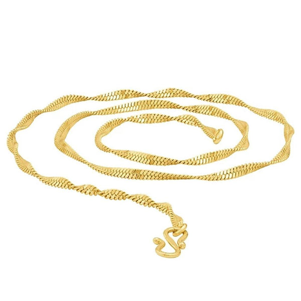 Martina Jewels Traditional Gold Plated Pack Of 6 Chain for Men  - CH-102_6
