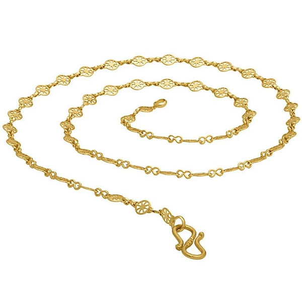 Martina Jewels Traditional Gold Plated Pack Of 6 Chain for Men  - CH-104_6