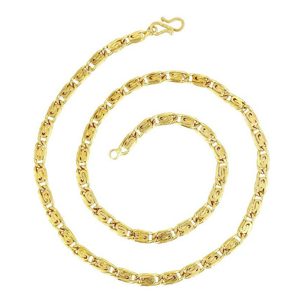 Martina Jewels Traditional Gold Plated Pack Of 6 Chain for Men  - CH-105_6