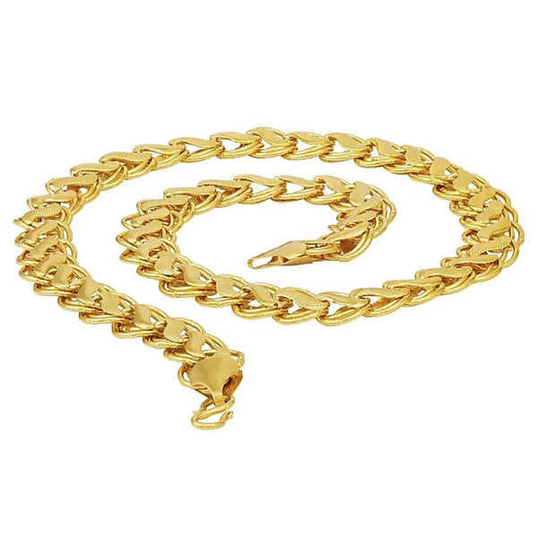 Martina Jewels Traditional Gold Plated Pack Of 6 Chain for Men  - CH-108_6