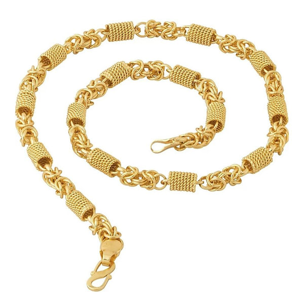 Martina Jewels Traditional Gold Plated Pack Of 6 Chain for Men  - CH-109_6