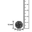 Mahi Black Gun Metal Entangled Design Cufflink for Mens and Boys (CL1100539R)