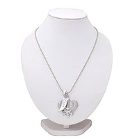 Missmister Pack Of 12 Silver Plated Sikh Sardar Punjabi Khanda And Kirpan Unisex Chain Pendant