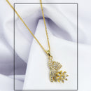 Mahavir Gold Plated Chain Pendant