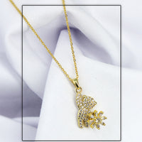 Mahavir Gold Plated Chain Pendant