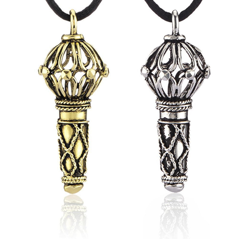 Mahi Lord Hanuman Gada Combo of Two Pendants