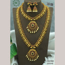 Diksha Collection Gold Plated Bridal Jewellery  Set