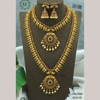 Diksha Collection Gold Plated Bridal Jewellery  Set