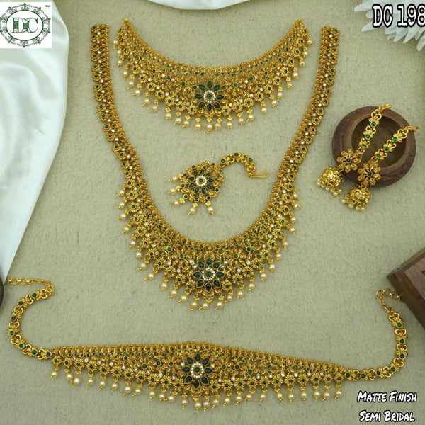 Diksha Collection Gold Plated Jewellery Combo