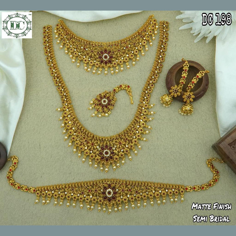 Diksha Collection Gold Plated Jewellery Combo