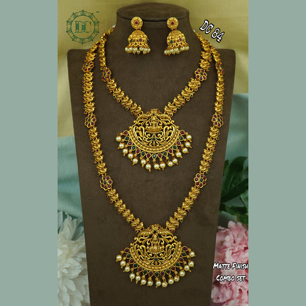 Diksha Collection Gold Plated Bridal Jewellery  Set - CO 315