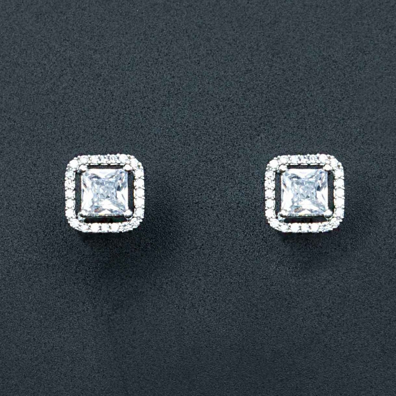 Nipura Classic Princess Zircon Earrings