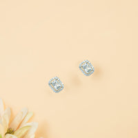 Nipura Classic Vintage Cushion Zircon Earrings