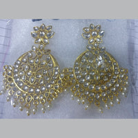 Midas Touch Kundan Stone Gold Plated Dangler Earrings