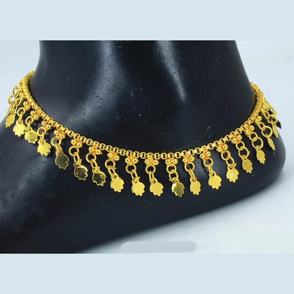 Mahavir Gold Plated Payal
