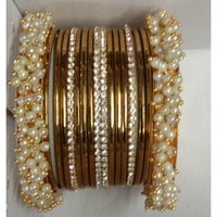 Shree Asha Bangles Gold Plated Austrian Stone Bangles Set - D no. 1879