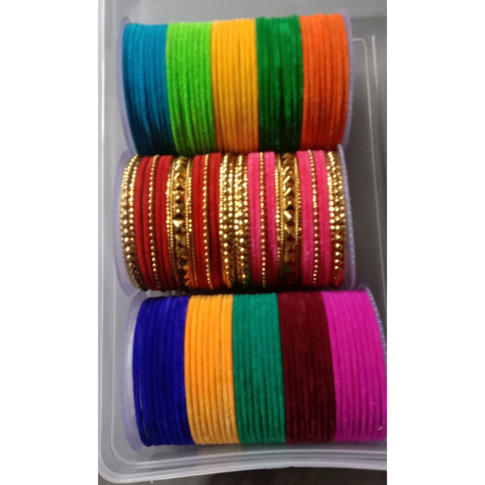 Shree Asha Bnagles Multi Color Bangles Set Combo