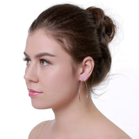 Etnico Silver Plated Big Hoop Bali Earrings For Girls And Women (E2645S)