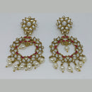 Midas Touch Gold Plated Meenakari & Kundan Dangler Earrings