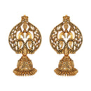 Shrishti Fashion Admirable Peacock Paisley Gold Plated Jhumki Earring For Women