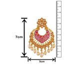 Mahi Traditional Dangler Earrings with Artifical Pearl Meenakariwork for Women (ER1109750GPin)