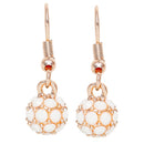 Mahi Royal Sparklers White Crystals Ball Earrings for Women (ER1109757ZWhi)