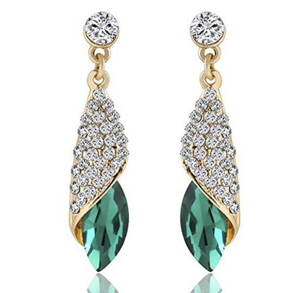 Mahi Endearing Drop Earrings with Crystal