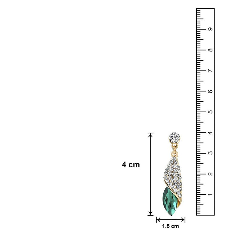 Mahi Endearing Drop Earrings with Crystal