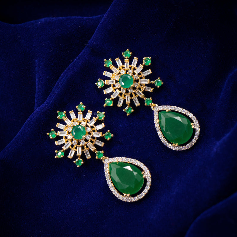 Nipura Emerald Vega Danglers