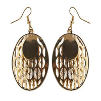 The99Jewel Austrian Stone Gold Plated Dangler Earring - 1306416