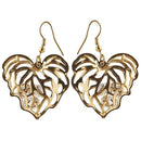 The99Jewel Austrian Stone Gold Plated Dangler Earring - 1306418