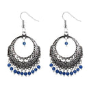 Jeweljunk Beads Drop Rhodium Plated dangler Earring - 1309012H