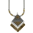 Jeweljunk Zinc Alloy 2 Tone Plated Boho Necklace - 1111010