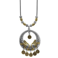 Jeweljunk Zinc Alloy 2 Tone Plated Boho Necklace - 1111018