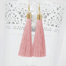 Jeweljunk Pink Thread Gold Plated Earrings - 1310934F