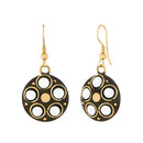 Jeweljunk White Gold Plated Dangler Earrings - 1308329F