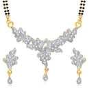 Morini Gold Plated American Diamond Mangalsutra Set - 1500610