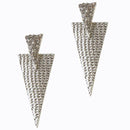 The99Jewel Stone Rhodium Plated Dangler Earring