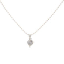 The99Jewel Austrian Stone Silver Plated Chain Pendant - 1200954