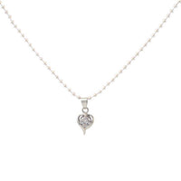 The99Jewel Austrian Stone Silver Plated Chain Pendant - 1200954