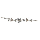 Apurva Pearls Stone Gold Plated Butterfly Design Hair Brooch - 1502203A