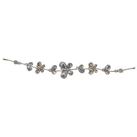 Apurva Pearls Stone Gold Plated Butterfly Design Hair Brooch - 1502203A